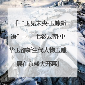 “玉见未央·玉魄新语”——七彩云南·中华玉都新生代人物玉雕展在京盛大开幕