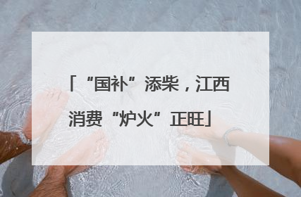 “国补”添柴，江西消费“炉火”正旺