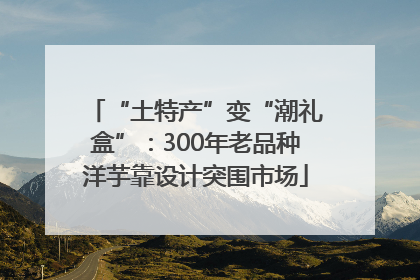 “土特产”变“潮礼盒”：300年老品种洋芋靠设计突围市场