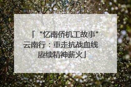 “忆南侨机工故事”云南行：重走抗战血线 赓续精神薪火