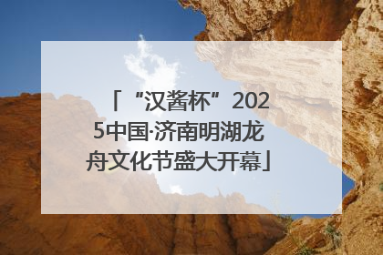 “汉酱杯”2025中国·济南明湖龙舟文化节盛大开幕