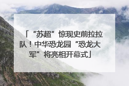 “苏超”惊现史前拉拉队！中华恐龙园“恐龙大军”将亮相开幕式