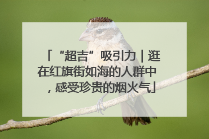 “超吉”吸引力｜逛在红旗街如海的人群中，感受珍贵的烟火气