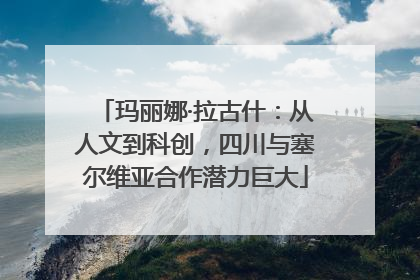 玛丽娜·拉古什：从人文到科创，四川与塞尔维亚合作潜力巨大