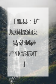 睢县：扩规模提速度 铸就制鞋产业新标杆