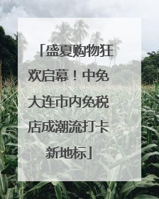 盛夏购物狂欢启幕！中免大连市内免税店成潮流打卡新地标
