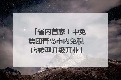 省内首家！中免集团青岛市内免税店转型升级开业