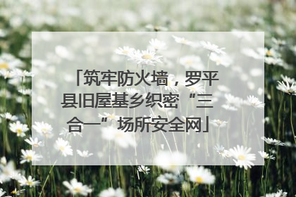筑牢防火墙，罗平县旧屋基乡织密“三合一”场所安全网