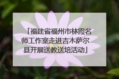 福建省福州市林霞名师工作室走进吉木萨尔县开展送教送培活动