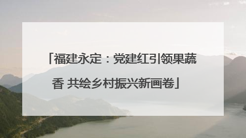 福建永定：党建红引领果蔬香 共绘乡村振兴新画卷