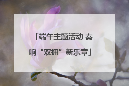 端午主题活动 奏响“双拥”新乐章