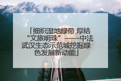 细织湿地绿带 厚结“文旅明珠”——中法武汉生态示范城挖掘绿色发展新动能
