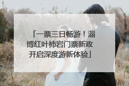 一票三日畅游！淄博红叶柿岩门票新政开启深度游新体验