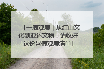 一周观展｜从红山文化到亚述文物，请收好这份暑假观展清单