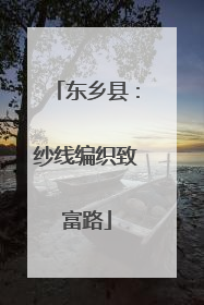 东乡县：纱线编织致富路