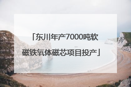 东川年产7000吨软磁铁氧体磁芯项目投产
