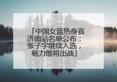 中国女篮热身赛济南站名单公布：张子宇继续入选，杨力维将出战