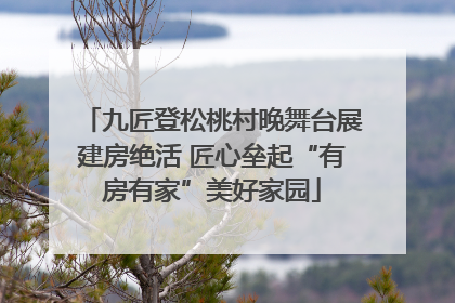 九匠登松桃村晚舞台展建房绝活 匠心垒起“有房有家”美好家园