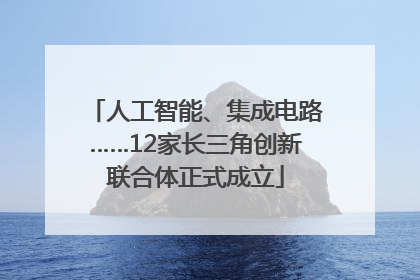 人工智能、集成电路……12家长三角创新联合体正式成立