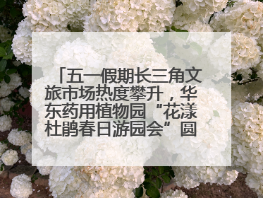 五一假期长三角文旅市场热度攀升，华东药用植物园“花漾杜鹃春日游园会”圆满收官！