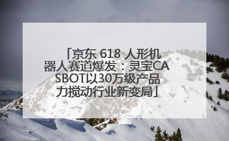 京东 618 人形机器人赛道爆发：灵宝CASBOT以30万级产品力搅动行业新变局