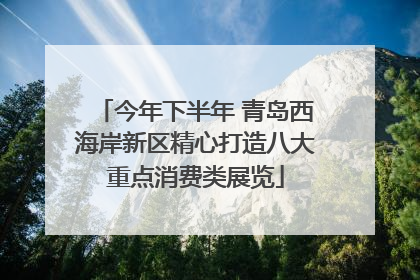 今年下半年 青岛西海岸新区精心打造八大重点消费类展览