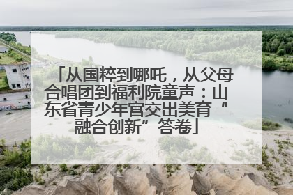 从国粹到哪吒，从父母合唱团到福利院童声：山东省青少年宫交出美育“融合创新”答卷