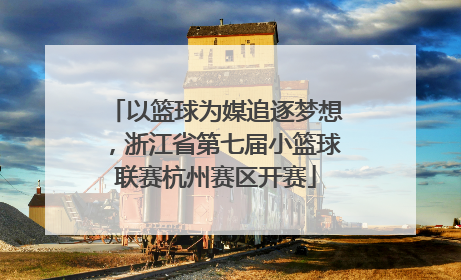 以篮球为媒追逐梦想，浙江省第七届小篮球联赛杭州赛区开赛