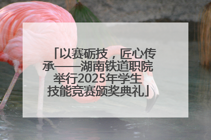 以赛砺技，匠心传承——湖南铁道职院举行2025年学生技能竞赛颁奖典礼