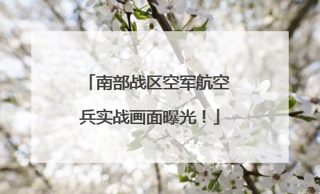 南部战区空军航空兵实战画面曝光！