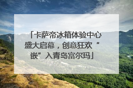 卡萨帝冰箱体验中心盛大启幕，创意狂欢“嵌”入青岛富尔玛