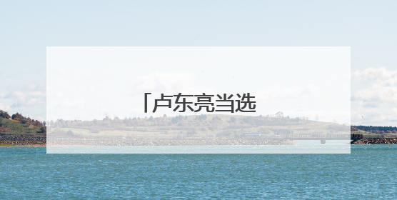 卢东亮当选山西省省长
