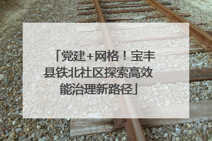 党建+网格！宝丰县铁北社区探索高效能治理新路径