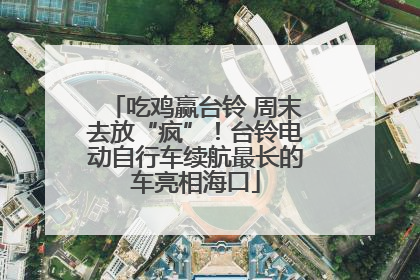 吃鸡赢台铃 周末去放“疯”！台铃电动自行车续航最长的车亮相海口