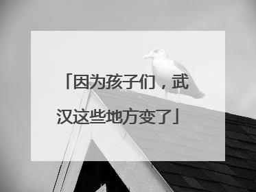 因为孩子们，武汉这些地方变了