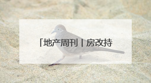 地产周刊丨房改持续发力 加快构建房地产发展新模式