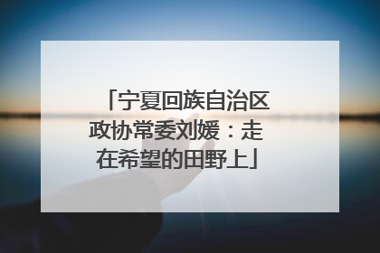 宁夏回族自治区政协常委刘媛：走在希望的田野上