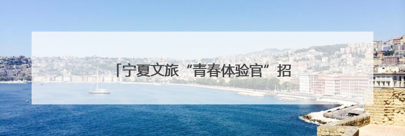 宁夏文旅“青春体验官”招募活动在蓉引发热烈反响