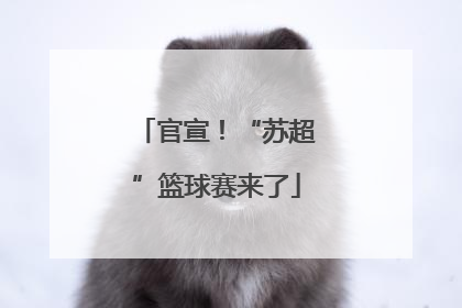 官宣！“苏超”篮球赛来了