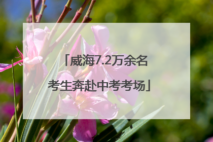 威海7.2万余名考生奔赴中考考场