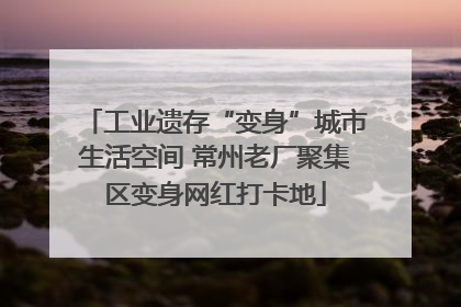 工业遗存“变身”城市生活空间 常州老厂聚集区变身网红打卡地