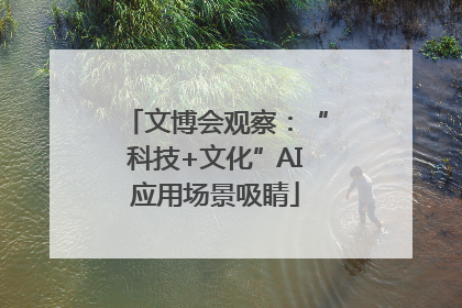 文博会观察：“科技+文化”AI应用场景吸睛