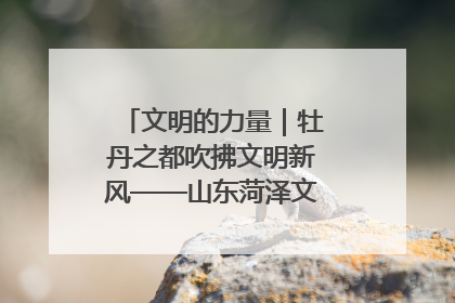 文明的力量｜牡丹之都吹拂文明新风——山东菏泽文明创建一线见闻