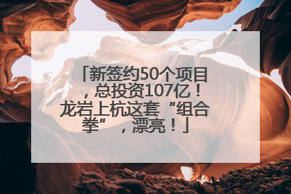 新签约50个项目，总投资107亿！龙岩上杭这套“组合拳”，漂亮！
