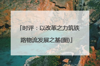 时评：以改革之力筑铁路物流发展之基(图)