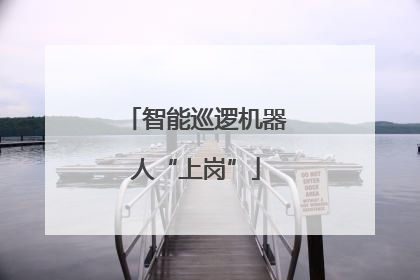 智能巡逻机器人“上岗”
