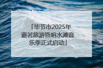 毕节市2025年避暑旅游暨响水滩音乐季正式启动