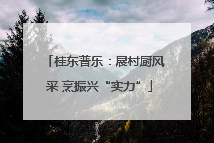 桂东普乐：展村厨风采 烹振兴“实力”