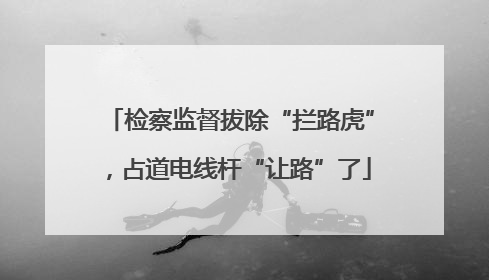 检察监督拔除“拦路虎”，占道电线杆“让路”了