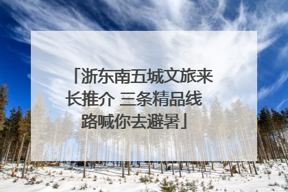 浙东南五城文旅来长推介 三条精品线路喊你去避暑